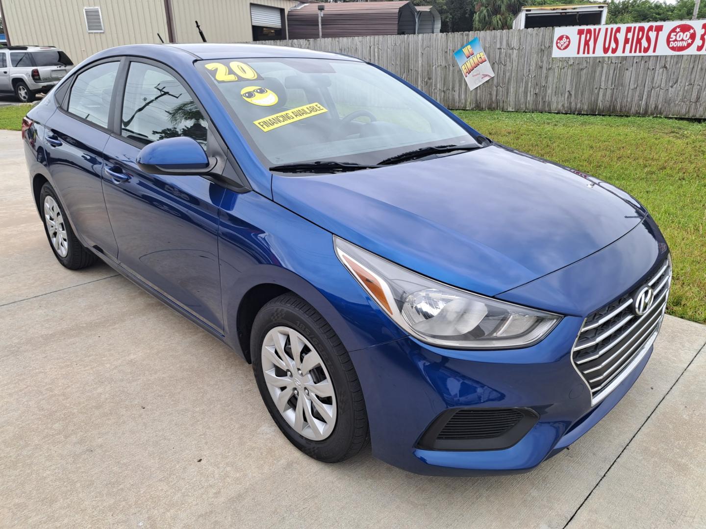 2020 Blue /GRAY Hyundai Accent SEL (3KPC24A61LE) , AUTOMATIC transmission, located at 1181 Aurora Rd, Melbourne, FL, 32935, (321) 241-1100, 28.132914, -80.639175 - Photo#2